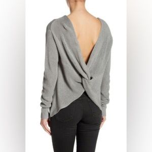 NWOT - COTTON EMPORIUM Knot Back Sweater (Size L)